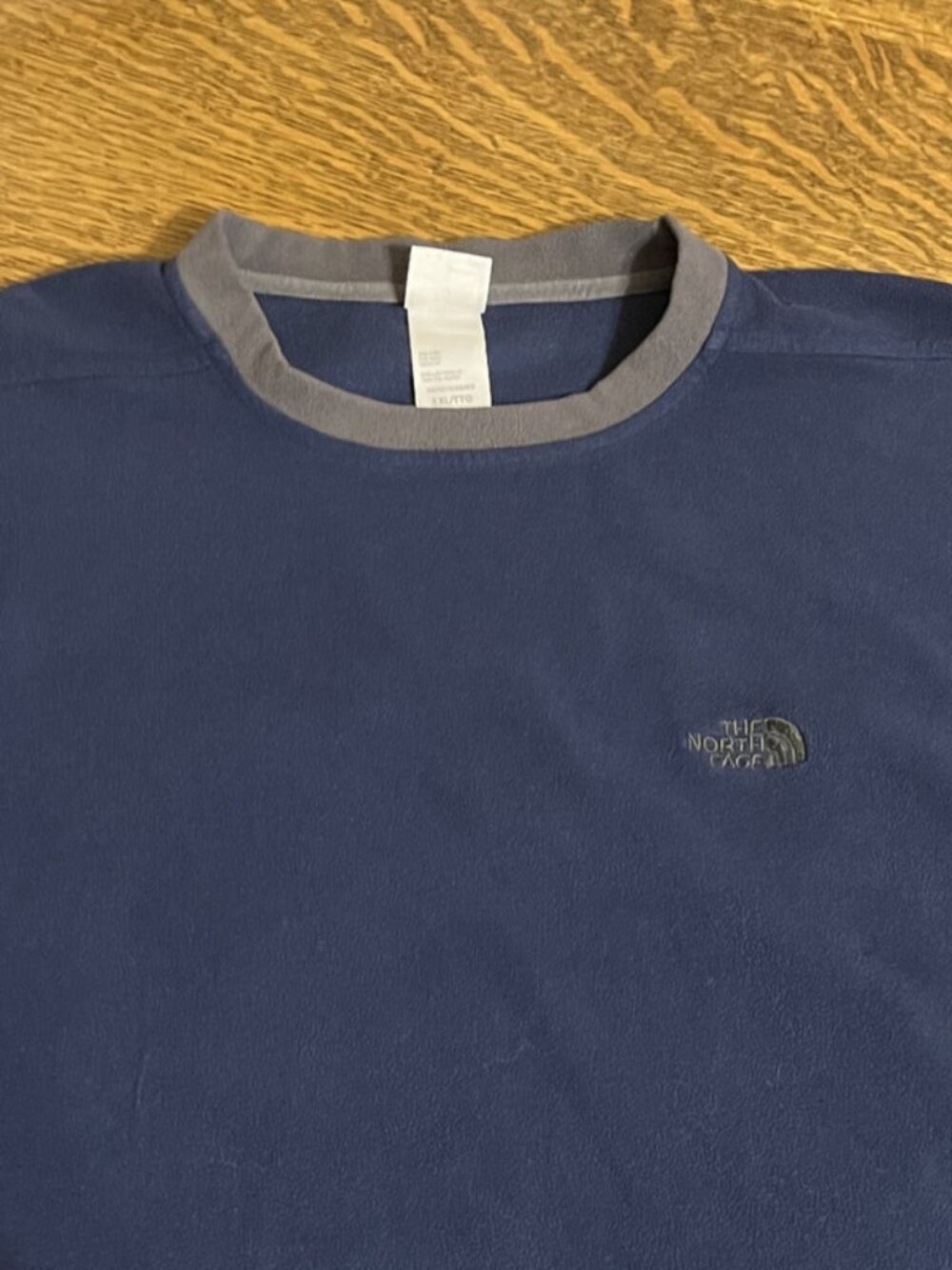 The North Face Mens Blue XXL Thermal Long Sleeve Crewneck Pullover